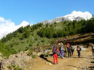 la cima sulla destra