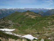 Punta Cressa e Bec di Nona dal colle Lace