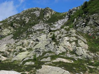 In discesa dal colle Carisey