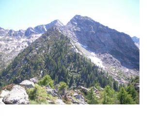 Il Bec delle Strie dal Monte Bo.