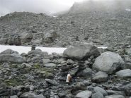 presa d'acqua del rifugio. punto di passaggio per il Velan