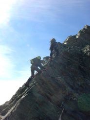 facile cresta rocciosa