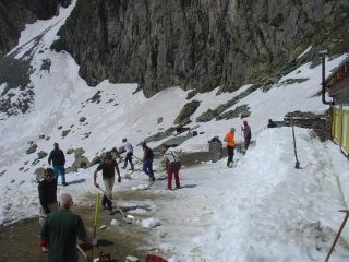 lavori al rifugio