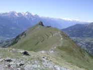 Cima Longhede dalla Becca d'Aver