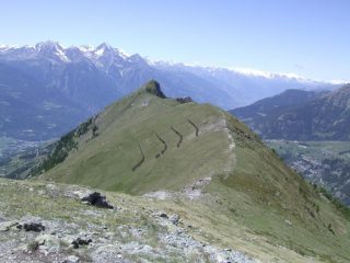 Cima Longhede dalla Becca d'Aver