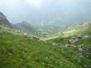 il pendio di salita da Pian Comune