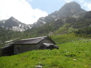 In lontananza il colletto della Meja.
