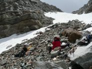 Sosta sotto il passo del vannino al ritorno
