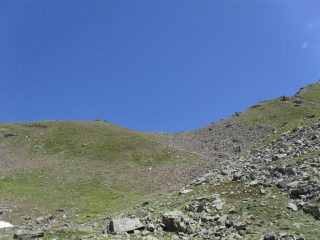 il colle in vista...