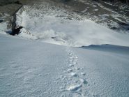 all'uscita dalla calotta