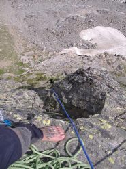 marchino sul tiro di collegamento visto da sopra