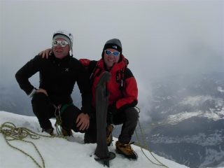 Davidalba e Dario74 in vetta