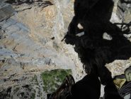 guardando giù dalla sosta del traverso