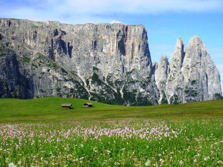 la meta è ben visibile dalla partenza