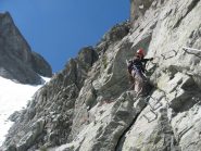 Discesa per la facile ferrata