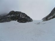  il canalone per salire alla Marco e Rosa