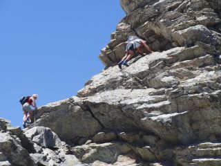 Inizio cresta Brillet