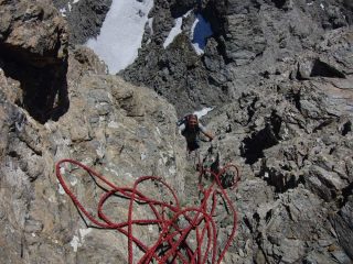 Sulla cresta sud-est