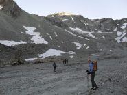 all'attacco delle faticose morene....