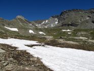 Versante di salita dal rifugio