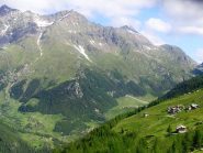 panorama dalle soste dei tiri di placca