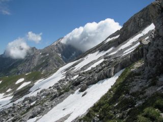 Il traverso del versante nord del Cefalone