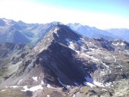 Cresta di Nana come appare dalle Trecare