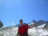 All'inizio del ghiacciaio.