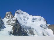 Il Dome e la Barre des Ecrins visti dal ghiacciaio.