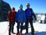 Io in punta con la mia cordata.