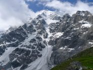 la parete dal rifugio