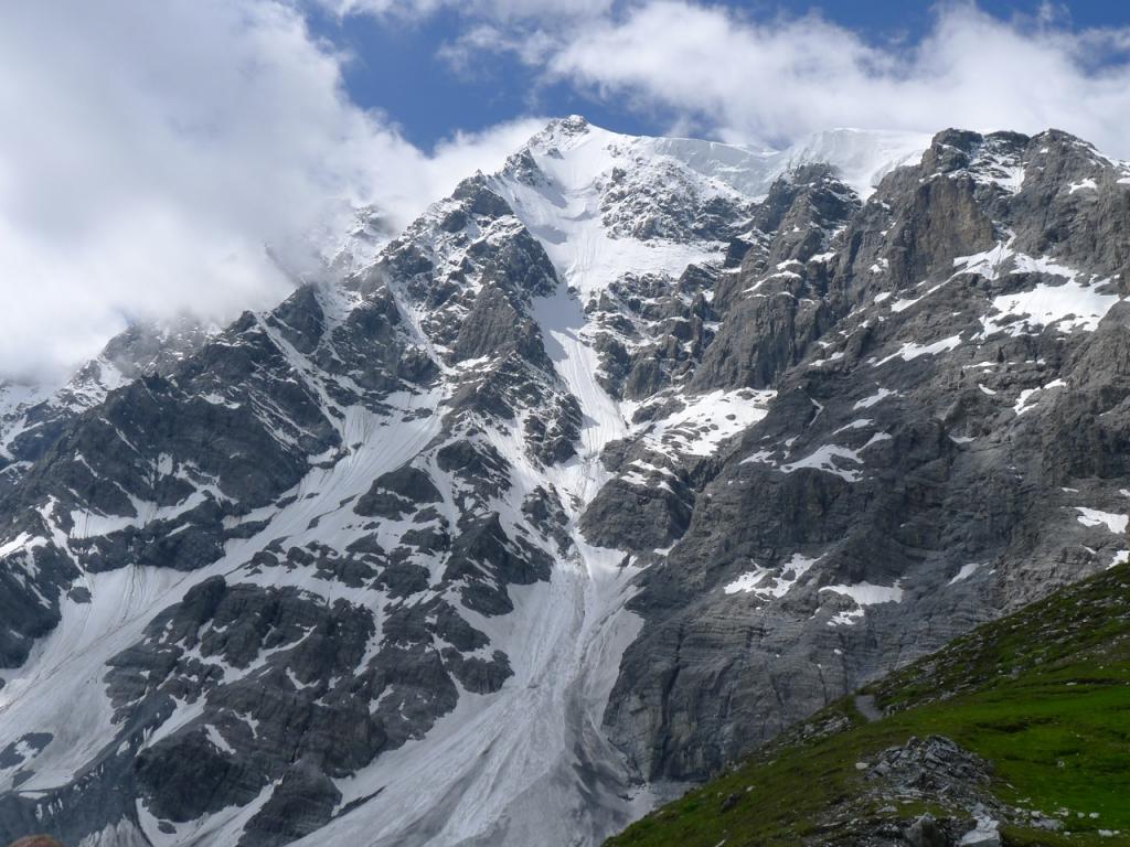la parete dal rifugio