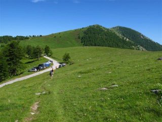 La Bassa di Peirafica con il punto di partenza