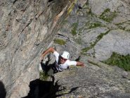 all'uscita del camino del secondo tiro