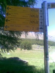 palina inizio itinerario