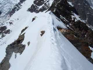 la cresta si fà sottile