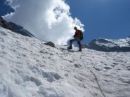 iniziamo a scendere il canalino Pisati