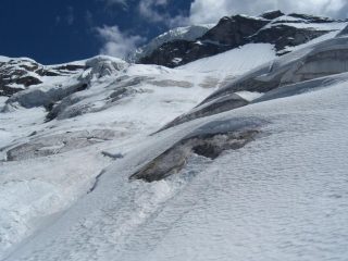 il ghiacciaio nord delle Locce