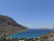 il panorama dalla falesia