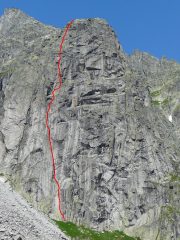 tracciato della via