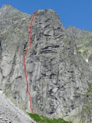 tracciato della via