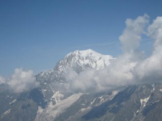 Monte Bianco visto dalla punta