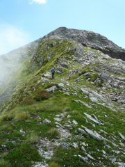 sul tratto ampio della dorsale alla Pietra Bianca