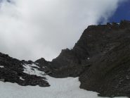 l'arrivo al colle....