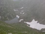 Dalla cresta vista sul lago Crot