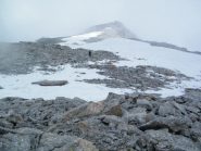 La vetta vista da quota 3055