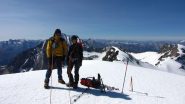 Stelvio e Emma in vetta al Dome de l'Arpont (3-7-2011)