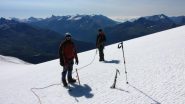 Maurizio ed Emma al Col de l'Arpont m. 3495 (3-7-2011)