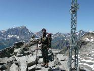 Giulio in cima e M.Leone a sinistra