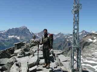 Giulio in cima e M.Leone a sinistra